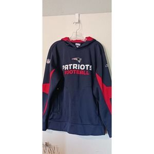 Reebok New England Patriots Hooded‎ Sweatshirt Men’s Size M NFL Team Apparel